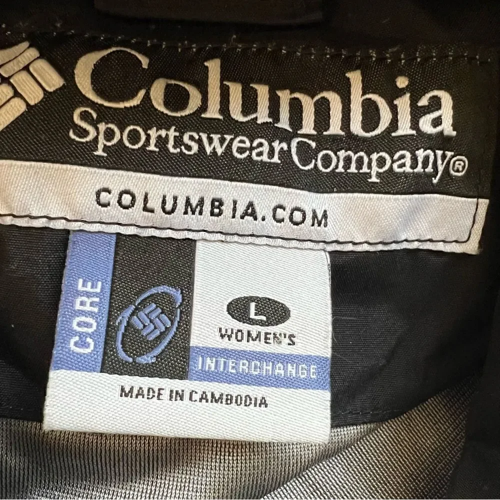 Columbia interchange core omni tech coat size large